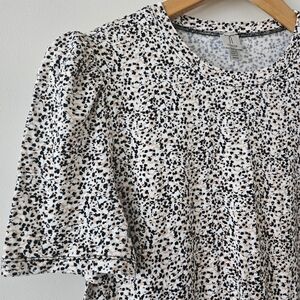 Tristan Speckled Short Sleeve Top
